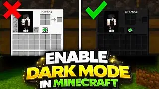 Minecraft has a Dark Mode now! | Default Dark Mode 1.21.131