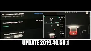 Tesla Full self driving visualization preview 🛑 🚦 software update 2019.40.50.1 Hardware 3.0
