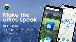 Creating a citizen engagement with augmented reality and interactive maps