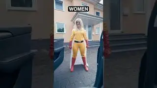 Women vs Men Closing Car Doors 💥 @PiathePanda