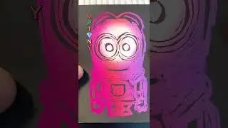 How to draw Minions easy step by step with magic scratchbook paper #minions #scratchbook #howtodraw