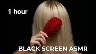 1 Hour. Wig Hair Brushing ASMR Sounds for Sleep and Relaxation