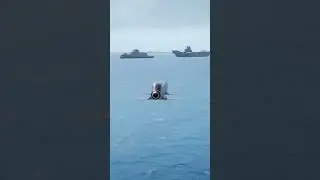 Destroying a naval fleet with a nuclear cruise missile
