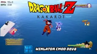 Dragon ball kakarot ( winlator cmod dev8 ) Snapdragon 8+gen1 alto desempenho 