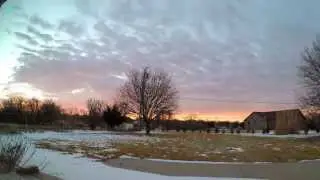 A Winter Sunrise Timelapse (GoPro Hero 4)