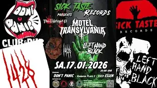 Motel Transylvania - Left Hand Black & The 1428 - Sick Taste Records - Gig Madness 