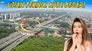 Tanpa Menutup Jalan Tol! Lintasan LRT Jakarta Berhasil Dibangun di Atas Tol Tersibuk Ibu Kota