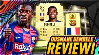FIFA 21 OUSMANE DEMBELE (83) PLAYER REVIEW! FIFA 21 ULTIMATE TEAM!