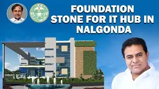 Minister KTR Live | Laying Foundation Stone for Nalgonda IT Hub