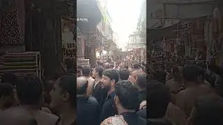 20#safar#2024#chehlumimamhussain#pursadari at#jaloos eAza BoharGate Bazar#multan#noha Mumtazabad