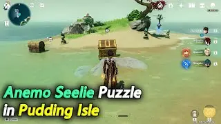 Anemo Seelie puzzle in Pudding Isle | 3 Anemo seelie locations | Genshin Impact