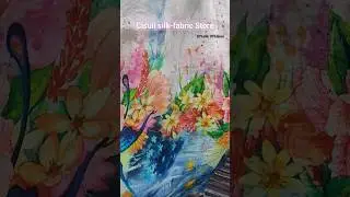 Шелк с Алиэкспресс - ткани. Silk fabric from AliExpress