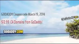 GODADDY Coupons (2014 March 19) $12.99 .CA Domains from GoDaddy!