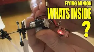 Whats inside? Fyling Minion Toy. How to Repair/fix.