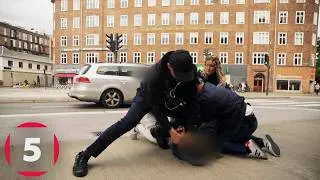 Manglende busbillet og nægtet ID fører til anholdelse! | Gadebetjentene | Kanal 5 Danmark