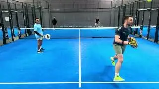 PADEL 1 SET (DEEL 1) ! Romano/Rik VS Yannick/Theo
