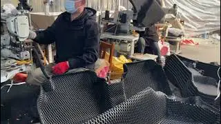 The workshop is currently manufacturing EVA car floor mats.