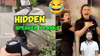 Hidden Speaker Pranks Reaction 2024 😂 Funny Scare Pranks/Jumpscare ALWAYS FUN