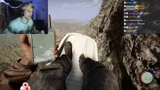 xQc is Having Fun in the New Sons of The Forest Game