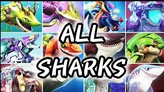 ALL SHARKS AND COSTUMES / HUNGRY SHARK WORLD