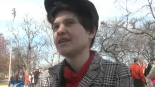 Protesters celebrate May Day in Chicago