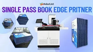 Book Sprayed Edges Printing- Book edge single-pass digital printer! #printingmachine #books