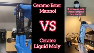 Ceramo Mannol VS Ceratec Liquid Moly Friction test, prueba de fricci&oacute;n 