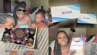 Mommy & Me Home Diaries | Adult COLORING, Aoolia Glasses Haul, Cleaning My Room & MORE