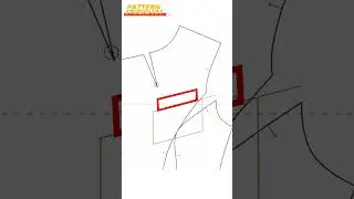 How to draft Chest Welt Pocket _ Breast Welt Pocket [Pattern Making Tutorial] 