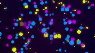 NEON MULTICOLORED DOTS MOTION BACKGROUND ||  FREE FOOTAGE