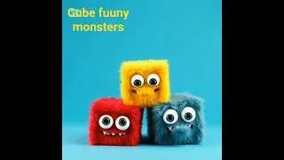 Color Blast Cube Monsters #CubeMonster#CubeCharacters#FunnyMonsters#ScaryCute#ColorfulCubes