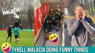 Tyrell Malacia doing funny things