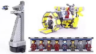 Unoffical LEGO IRON MAN LABORATORY COLLECTION SPEED BUILD  Unofficial lego lego videos