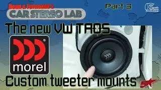Mid bass go in the VW Taos Morel Tempo Car Stereo Lab 3