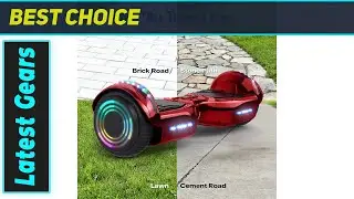 Ховерборд HOVERSTAR Chrome Red: захватывающее развлечение для детей и подростков!