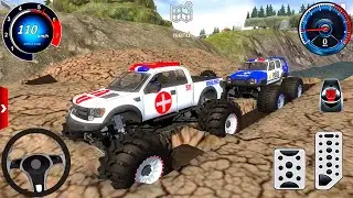 Juegos De Carros - Ambulance, Police car Impossible Driver #1 - Car Extreme Racing Android Gameplay