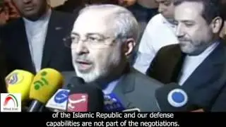 [English sub]. Zarif: Iran's defense capabilities NOT a subject in negotiations.