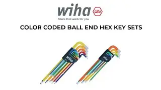 Color Coded Hex Keys in Inch and Metric from Wiha Tools