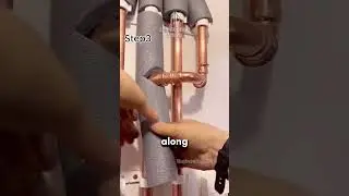 Как изолировать медные трубы? 😍 #шорты