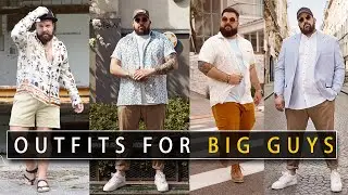 outfits for big guys | fat guys dressing style