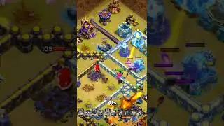 TH18 Dragon & Totem Spell Attack Strategy | Clash of clans | #clashofclans #coc #shorts #viral