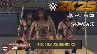 PS5 PRO WWE 2K25 BLOODLINE Showcase Часть 2 Фату и Саму против братьев Штайнер [Все цели]