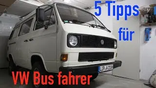VW T3 Tipps und Tricks um das Leben mit dem Bulli zu erleichtern/VW Bus Life Hacks Teil 1/427 :)