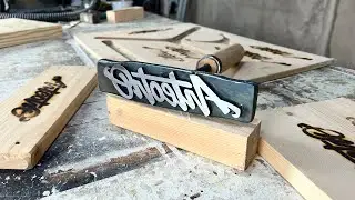 Sello de hierro para marcar madera 🔥🔥🔥🔥