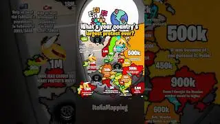 What&rsquo;s your country&rsquo;s largest ever protest? | ItaliaMapping #fypシ゚viral #mapping #geography #map