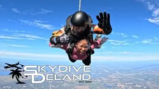 Amandine Enjoys The Thrill of FreeFall!
