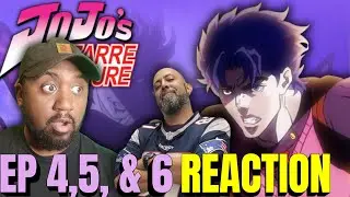 DIO RETURNS!! 😱 | JoJo&rsquo;s Bizarre Adventure FIRST TIME REACTION | Ep 4-6