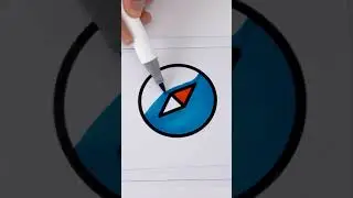 Safari logo - Satisfying Coloring #91