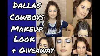 DALLAS COWBOYS MAKEUP LOOK + ANASTASIA + KYLIE + URBAN DECAY + MILANI + MORPHE