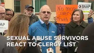 Survivors react to list of clergy accused of abuse